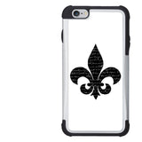 White soft corner tough case